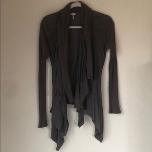 Splendid | long sleeve open waterfall cardigan